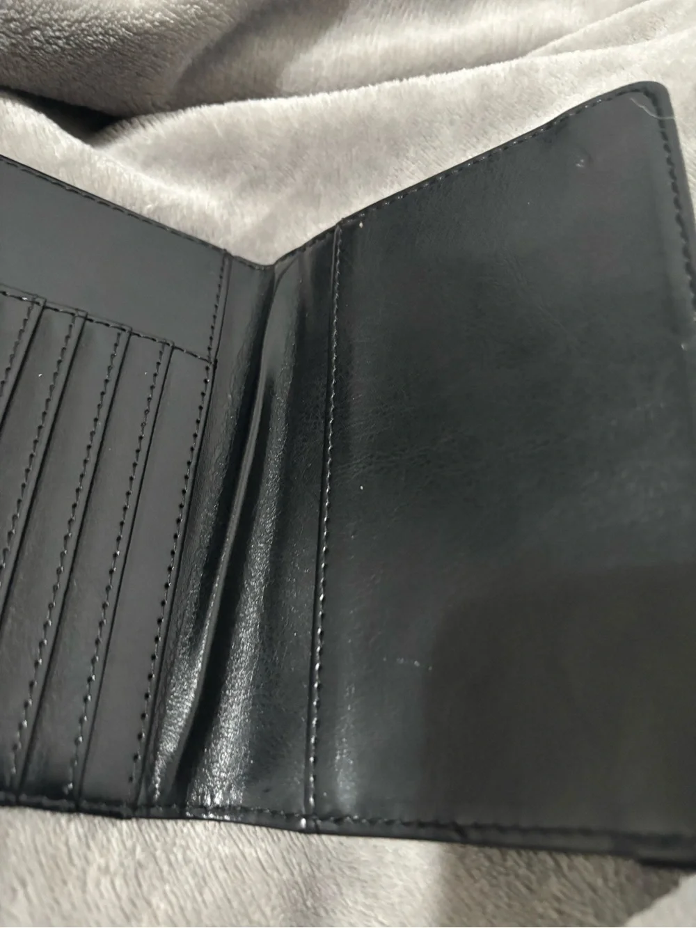 Black Passport Holder Wallet